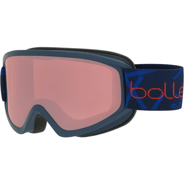 Лижна маска Bollé Freeze Medium, унісекс, чорна, сучасний дизайн