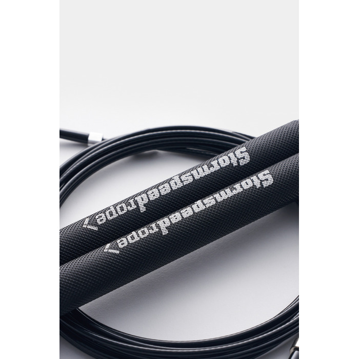 Професійна спортивна скакалка STORM SPEED ROPE SV2, чорна + чохол