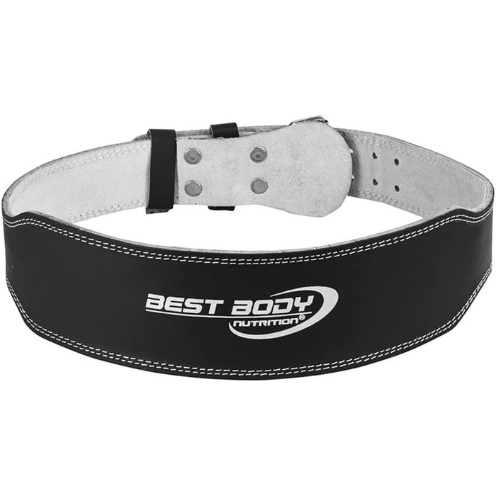 Пояс для важкої атлетики Best Body Nutrition XXL, шкіряний для пауерліфтингу