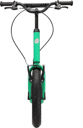 Самокат дитячий STAR SCOOTER City Kick Scooter 16 дюймів, зелений - з повітряними колесами та регульованою висотою