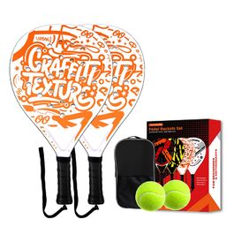 Набір для пляжного тенісу Padelschläger 2 шт. ABS/EVA, з м'ячами та сумкою для носіння - для дорослих, пляж, подвір'я, басейн