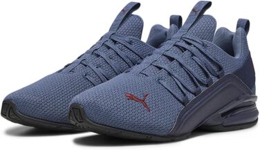 Кросівки PUMA Tazon 6 для чоловіків, крос-тренінг, 45 EU, темно-синій, інкі-блакитний, темно-ясно-червоний