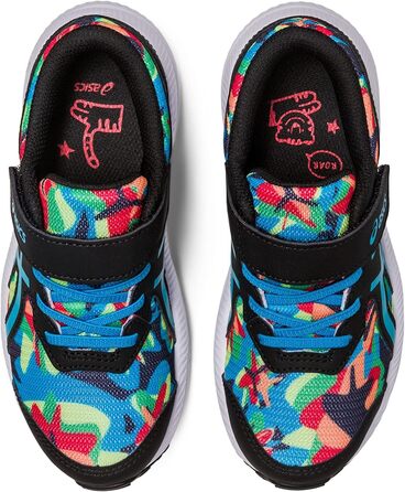 Дитячі кросівки ASICS Contend 8 PS Print - чорний/інзелблау, 35 EU