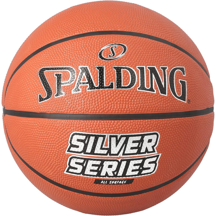 Баскетбольний м'яч Spalding Silver, офіційний розмір 7, універсальний, 2022