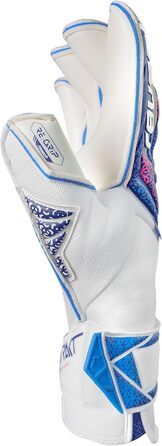 Воротарські рукавички Reusch Attrakt Grip Evolution TW Unisex, блакитно-рожево-білі