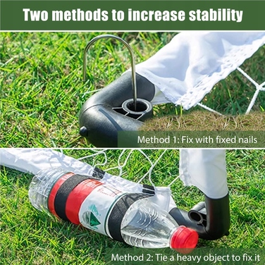 Набір дитячих розкладних футбольних воріт KAMIYA (2 шт.), портативні, для саду та спортивних ігор