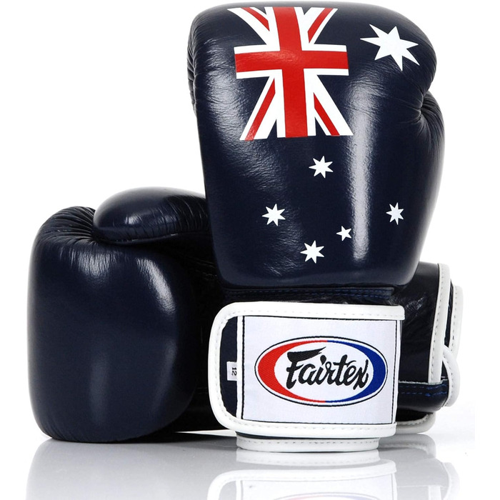 Боксерські рукавички Fairtex BGV1, сині, 340 г – професійні, шкіряні, для тренувань та змагань