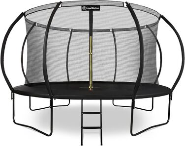 Трамплін гірський Hypermotion Outdoor для дітей 244/305/366/430/487 см - швидковисихаючий, водостійкий, велика пружність, для саду (діаметр 430 см / 14 футів)