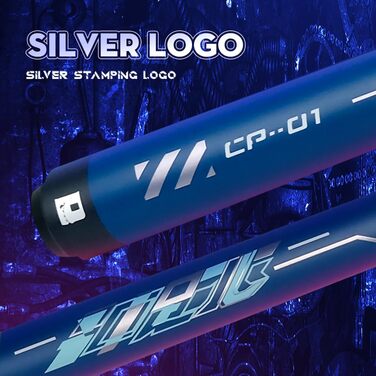 Little Monster Karbonfaser Break & Jump Queue (3 частини), 553 г, 12.9 мм, з чохлом, синій, темно-синій