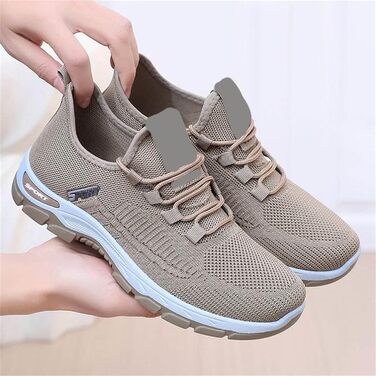 Чоловічі кросівки для активного відпочинку та занять спортом (Khaki, 43 EU) - зручні, дихаючі, з плоскою підошвою