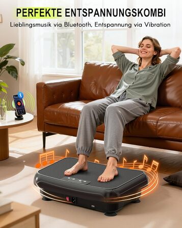 Віброплатформа HomeFitnessCode Mini для жінок - тренажер з різними рівнями інтенсивності, вібротренажер для дому, схуднення, нарощування м'язів, тренування всього тіла, чорний