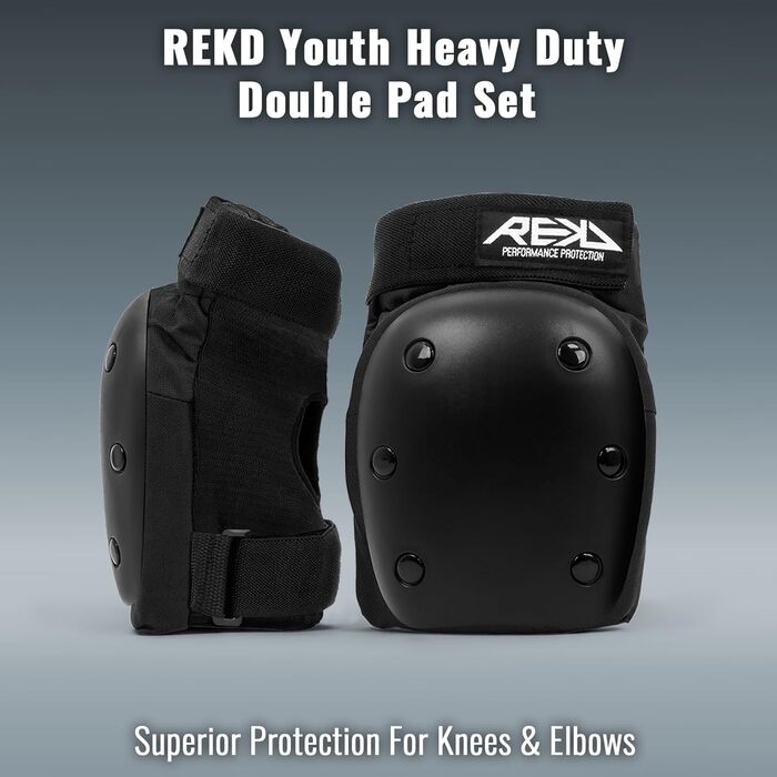 Дитячий захисний комплект Rekd Heavy Duty: наколінники, налокітники, накладки на зап'ястя