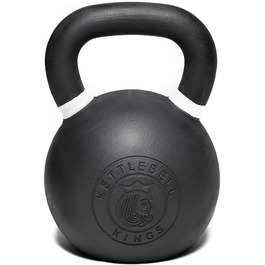 Kettlebell Kings гиря з порошковим покриттям для жінок і чоловіків, довговічна сталева гиря