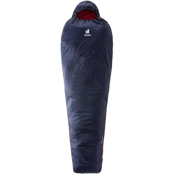 Спальний мішок Deuter Dreamlite Navy-Cranberry Left Zip - синтетика, на блискавці