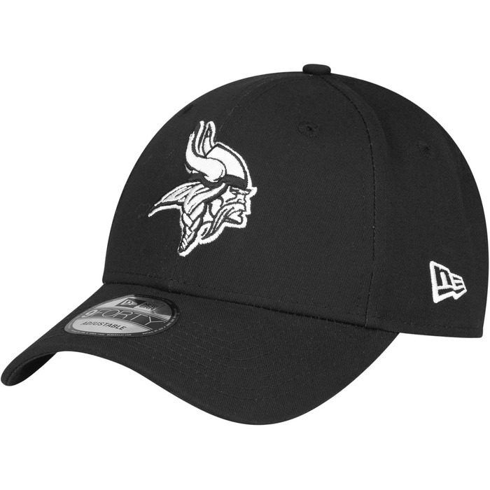 Кепка New Era 9Forty Adjustable NFL - Чорно-Біла, Minnesota Vikings