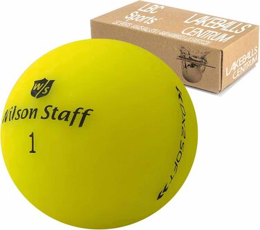 Гольф-м'ячі Wilson Staff Dx2/Duo Soft Optix жовті, матові, преміум, б/в, у сітці
