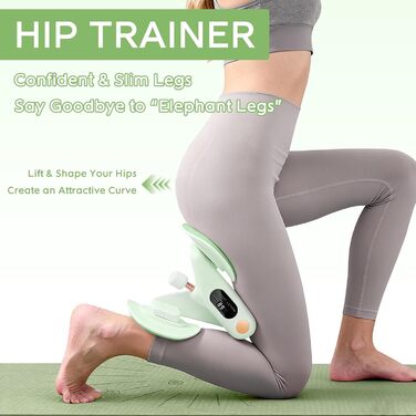 Тренування тазового дна для жінок: пристрій для зміцнення м'язів, регулювання ваги 7-16 кг, фітнес для дому, зелений