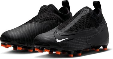Дитячі футбольні кросівки Nike Phantom Gx Academy DF FG/MG, 36 EU, чорний/білий/сірий