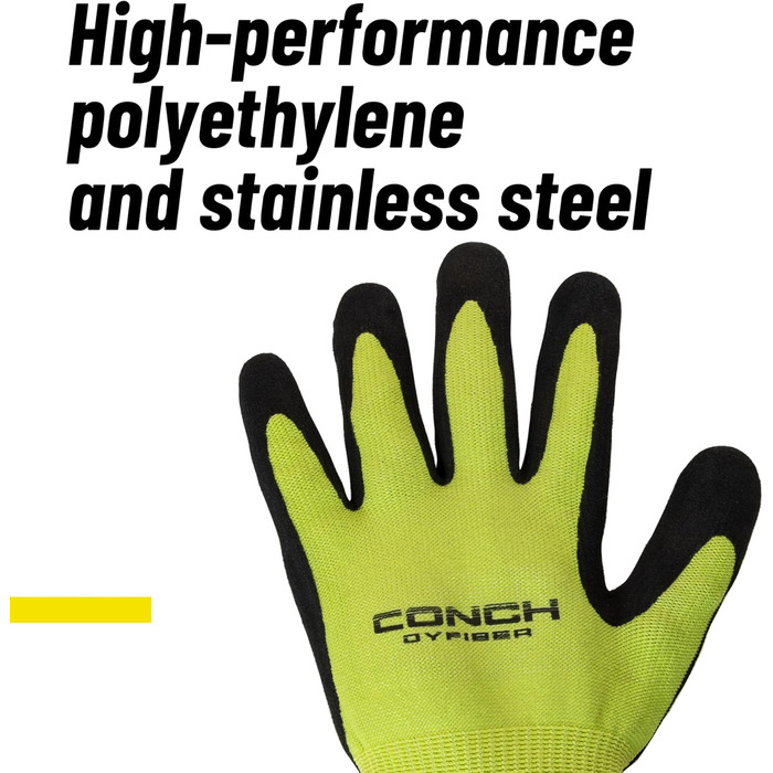 Рукавички для дайвінгу Cressi Conch Dyfiber, XL, лайм