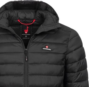 Чоловіча куртка Höhenhorn Balmhorn: перехідна, степкова з капюшоном, колір - Midnight Black, розмір XL