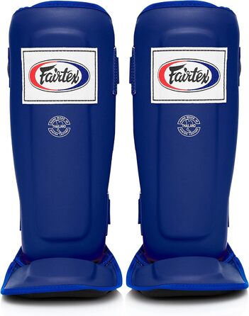 Захист гомілки Fairtex SP3 для муай-тай та MMA, синій, розмір L, легкі та міцні, для чоловіків, жінок і дітей