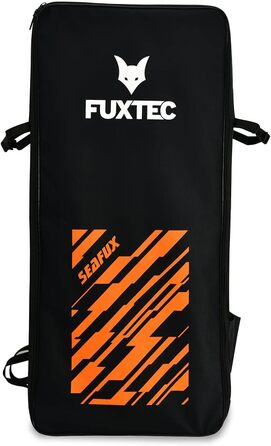 Надувна SUP-дошка Fuxtec 320×81×15 см з 3 плавниками, набір для сапсерфінгу, туристична, до 150 кг, з рюкзаком