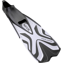 Ласти для снорклінгу Seac Azzurra, дитячі та дорослі, закритий м'який каучук, білі (38/39)