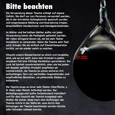 Водонепроникний боксерський мішок Bull Doza Fight Wear, міцний, три розміри, L (48 см), 53 кг