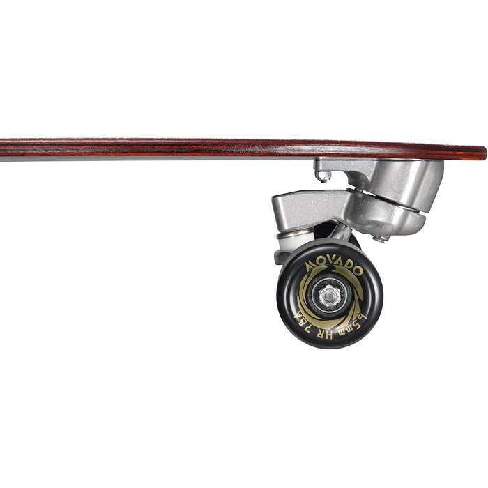 Лонгборд STAR SCOOTER Surf Skateboard Vintage Retro Cruiser, швидкісний, підшипники ABEC-11, унісекс, повний комплект, чорний