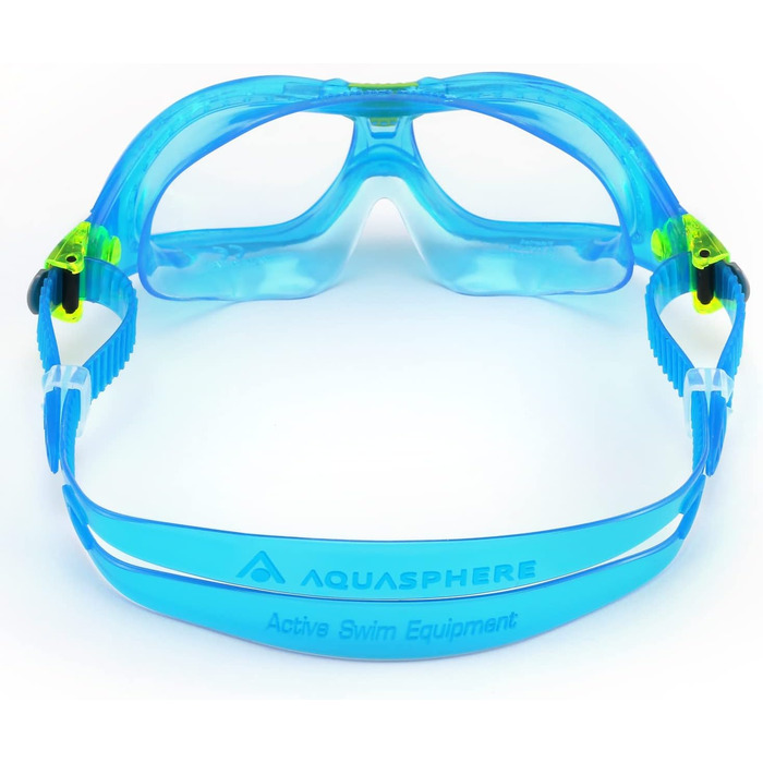 Дитяча плавальна маска Aqua Sphere Seal Kid 2 з прозорими лінзами, бірюзова