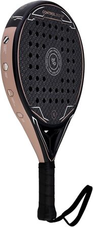 Падель ракетка LUXTRI Control 300 з карбону/ЕВА, чорна-коричнева, для початківців, просунутих і професіоналів