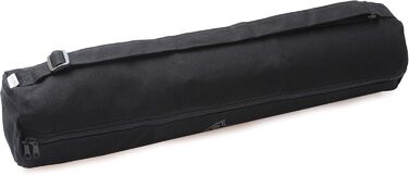 Сумка для йоги Yogistar Yogibag Basic із бавовни, 65 см, з застібкою-блискавкою, арт-колекція, дизайн Рука Фатіми, чорна