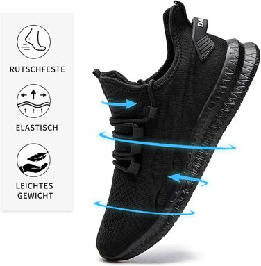 Чоловічі кросівки: спортивні, літні, для бігу, занять у залі, фітнесу, тренувань, халупа, трекінг, розмір 39-50, чорний колір