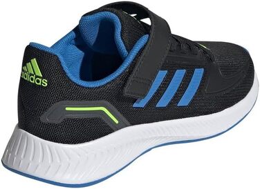 Дитячі кросівки Adidas Runfalcon 2.0 EL для бігу (31 EU, чорний, синій, білий)