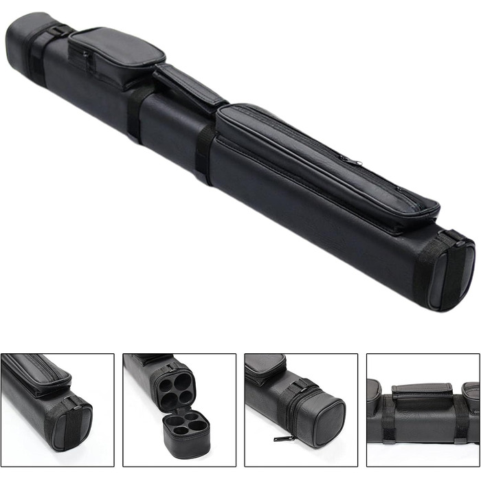 Кейс для більярдних київ F Fityle: переносна сумка-органайзер на 2 кийки, 1/2 снукер, з відділенням для аксесуарів