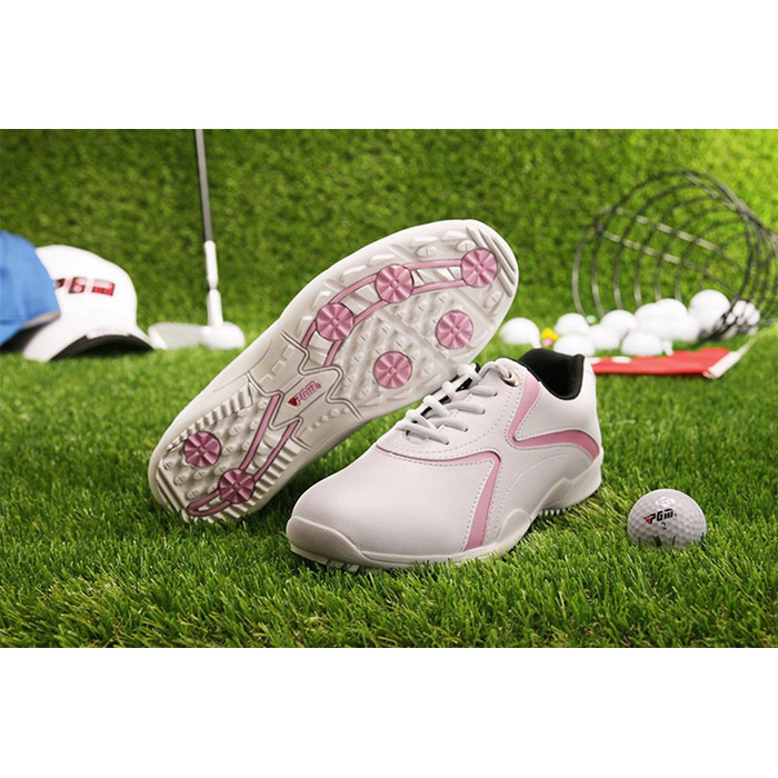 Водонепроникні жіночі гольф-шоу PGM з шипами, рожеві, 34 EU