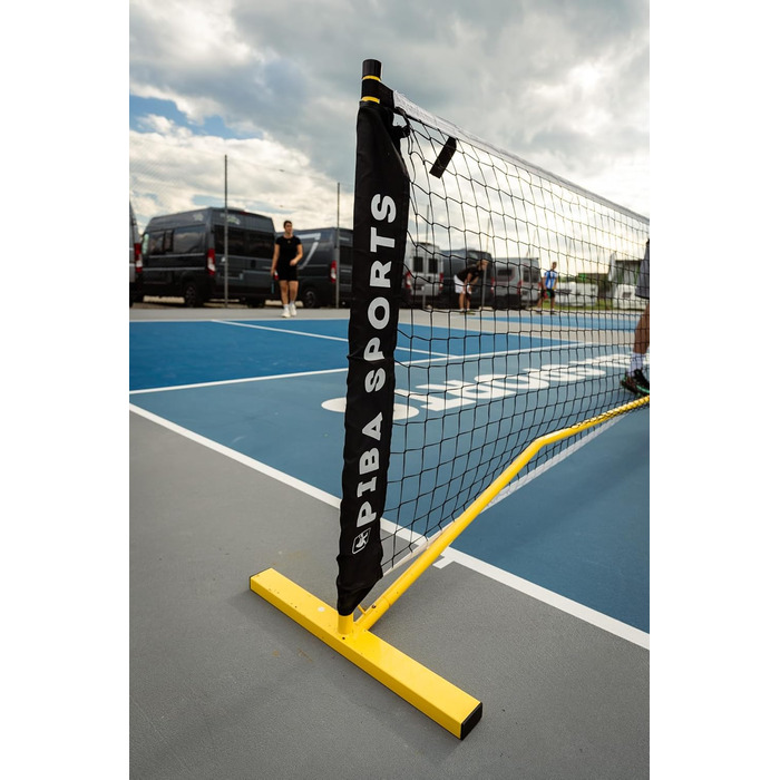 М'яка сітка для піклболу преміум-якості – офіційний розмір для турнірів, легка у збиранні, міцна та портативна – ідеальна для професіоналів та любителів, жовта