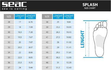 SEAC Splash: Шкарпетки для плавання та відпочинку на морі, пляжі та басейні (для дорослих та дітей), швидко сохнуть, сірі та чорні, 43 EU