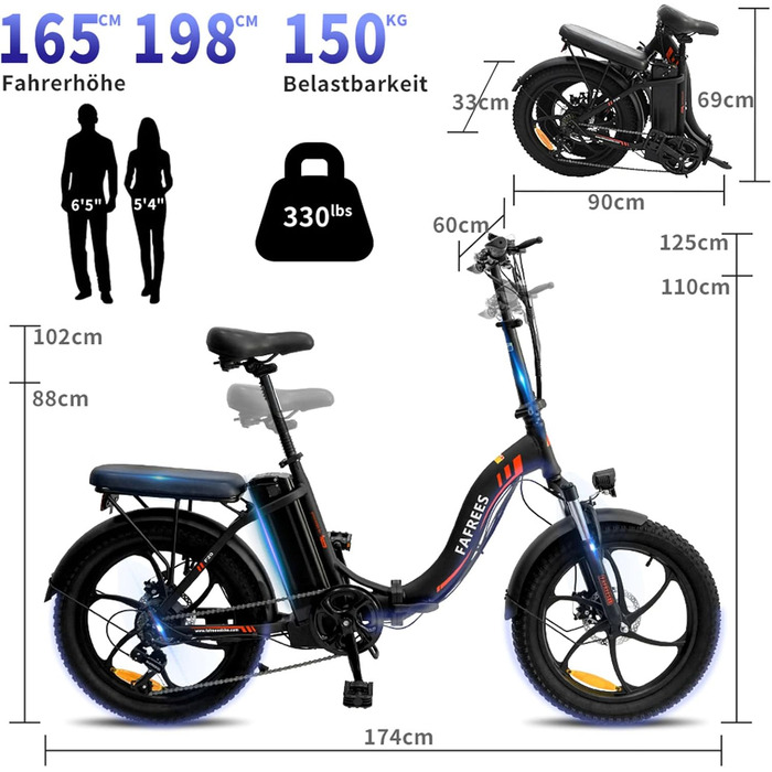 Електровелосипед Fafrees F20 250W 20
