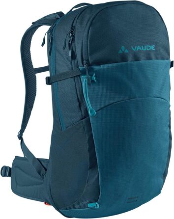 Туристичний рюкзак VAUDE Wizard 24+4 Blue Sapphire, водовідштовхувальний, для чоловіків і жінок, з анатомічною спинкою та органайзером