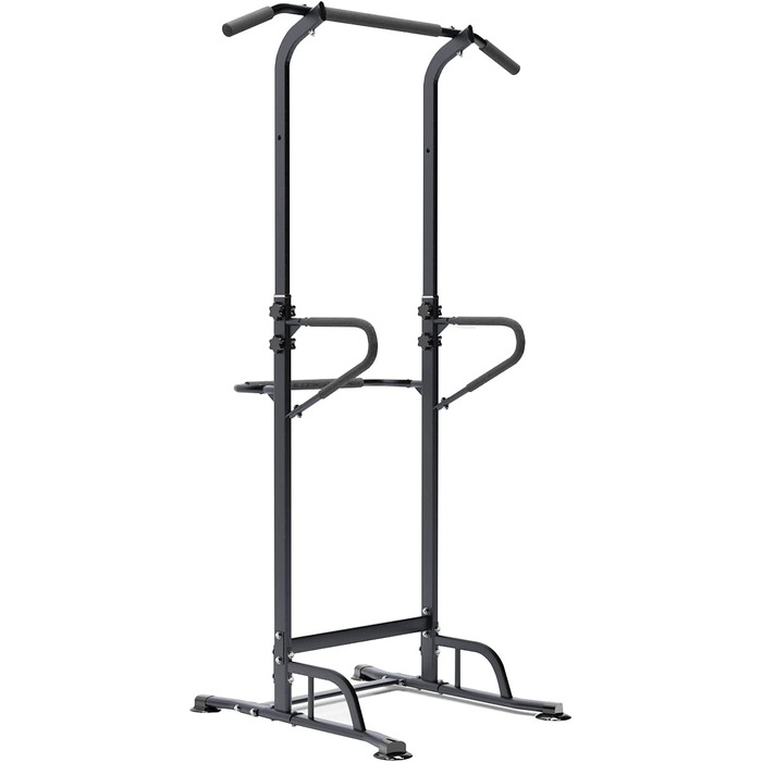 Силовий комплекс SogesGame Power Tower: регульований турнік, бруси та станція для вправ з антиковзаючою базою для тренувань вдома