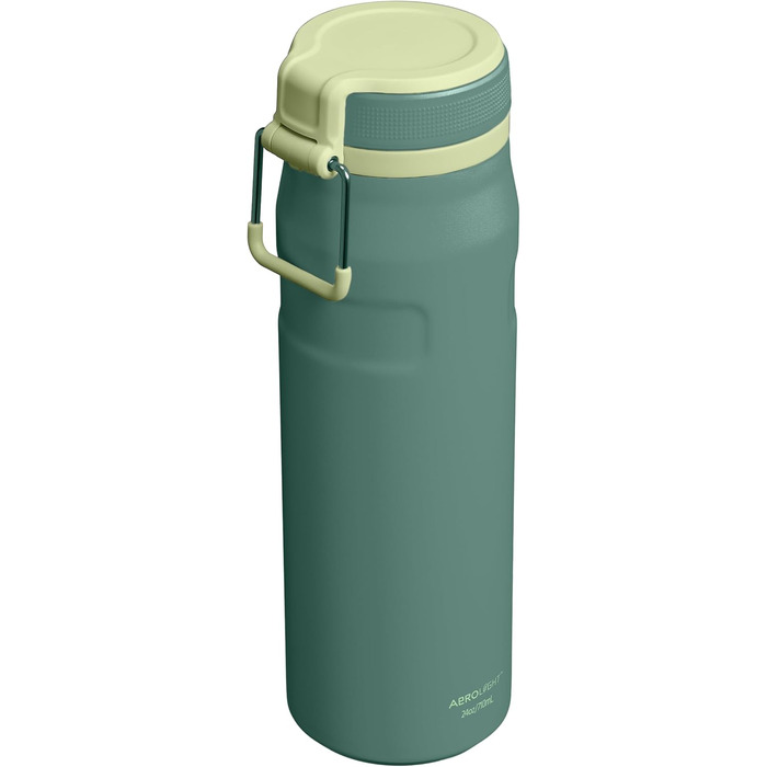 Термос-пляшка STANLEY 1913 IceFlow Bottle Twist Flip 0.47L, сталева вакуумна пляшка для напоїв (Shale)