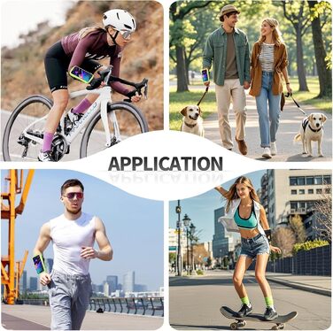 Спортивний рукав для телефону на руку (2-в-1) - зелений, для iPhone 16/15/14/13 Pro Max, Huawei P50 Pro/P40, 6.9 дюймів