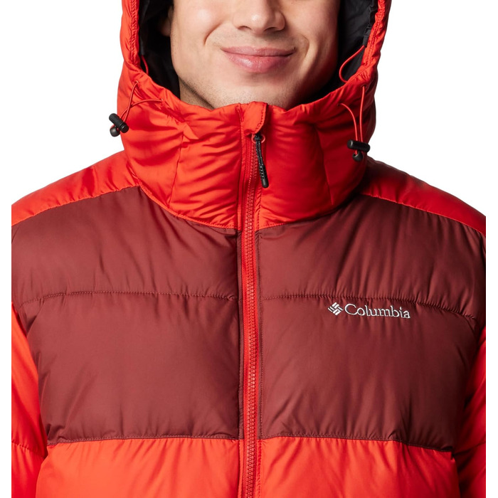 Куртка Columbia Pike Lake 2 Hooded Jacket чоловіча, червоно-пряна (S) - легка степлена куртка з капюшоном