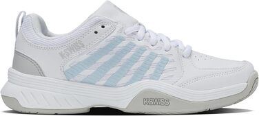 Жіноче тенісне взуття K-Swiss Court Express 2 (41 EU, Білий, Ballad Blue, Dawn Blue)