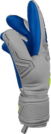 Воротарські рукавички Reusch Attrakt Freegel для дорослих, внутрішній шов, покриття Grip Silver, для всіх типів полів, сірі/жовті