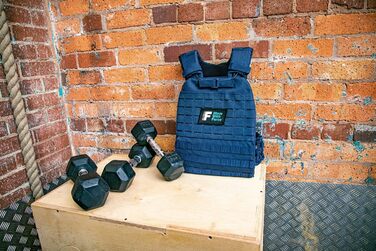 Жилет-обважнювач Force Fitness 2 кг, чорний, для тренувань