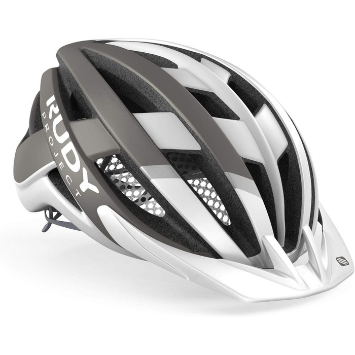 Велошолом Rudy Project Venger MTB сірий/білий 51-55 см