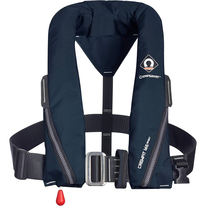 Рятувальний жилет автоматичний Crewsaver Crewfit 165N Sport для водних видів спорту, унісекс, темно-синій
