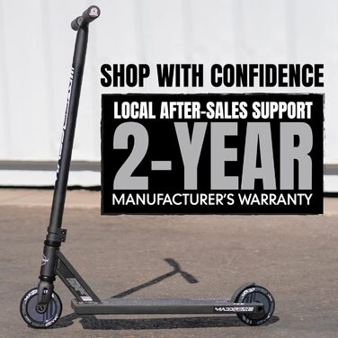 Скутер для трюків Madd Gear MG3 Zen чорний/чорний – для дітей 8-12 років